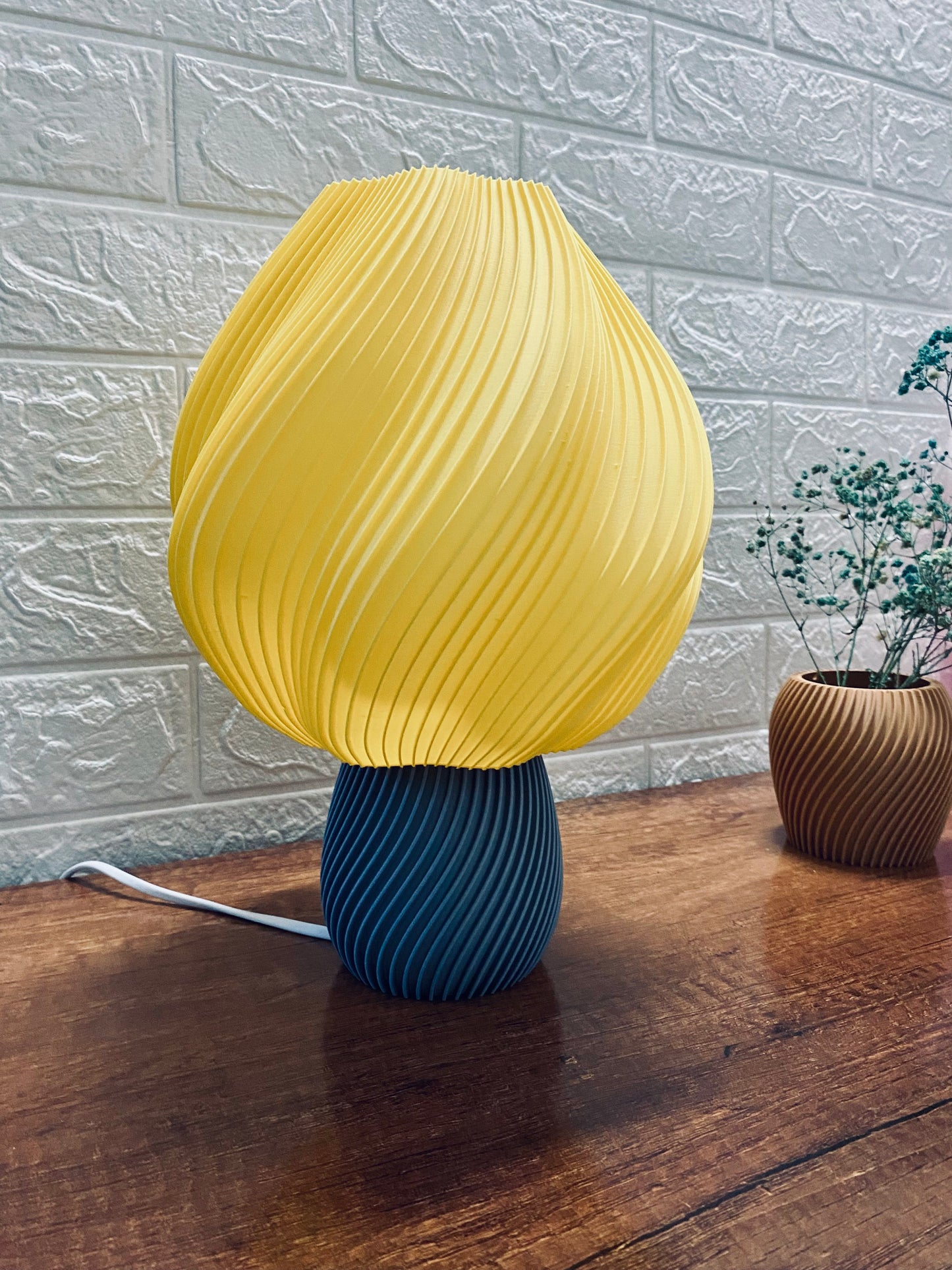 Lampe décorative - style torsadé