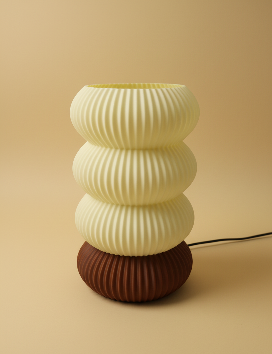 Lampe 3D Ripple