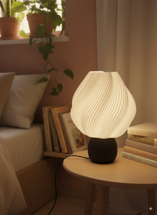 Lampe décorative - style torsadé