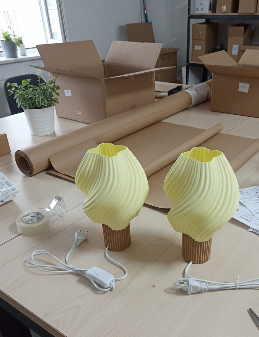 Lampe Design Crème