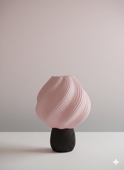 Lampe décorative - style torsadé