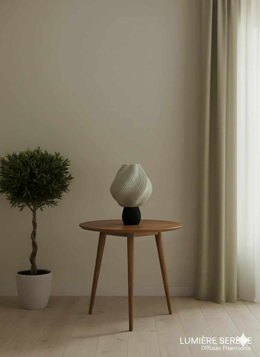 Lampe décorative - style torsadé